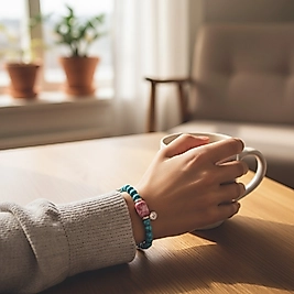 LUNA Bahar Havası Turkuaz Bilekliği