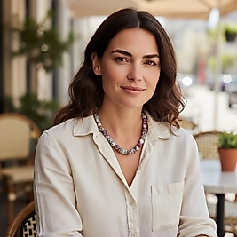 Şal Desenli İmza Kolye